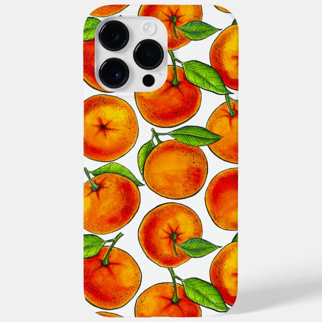 Orangen Case-Mate iPhone 14 Pro Max Hülle (Rückseite)