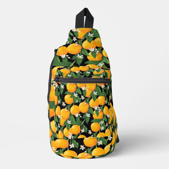 Orangen Crossbody Bag (Vorderseite)