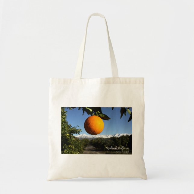 Orangen der Redlands, Kalifornien Tragetasche (Vorne)