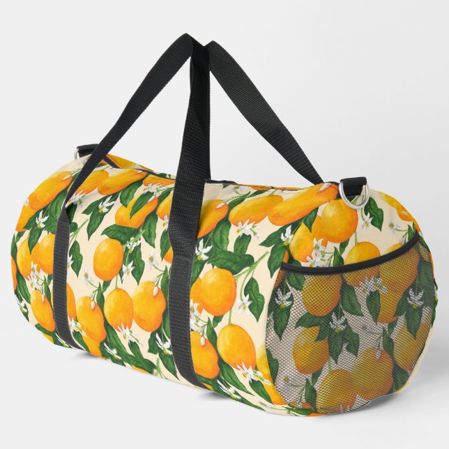 Orangen Duffle Bag (Rechte Ecke)