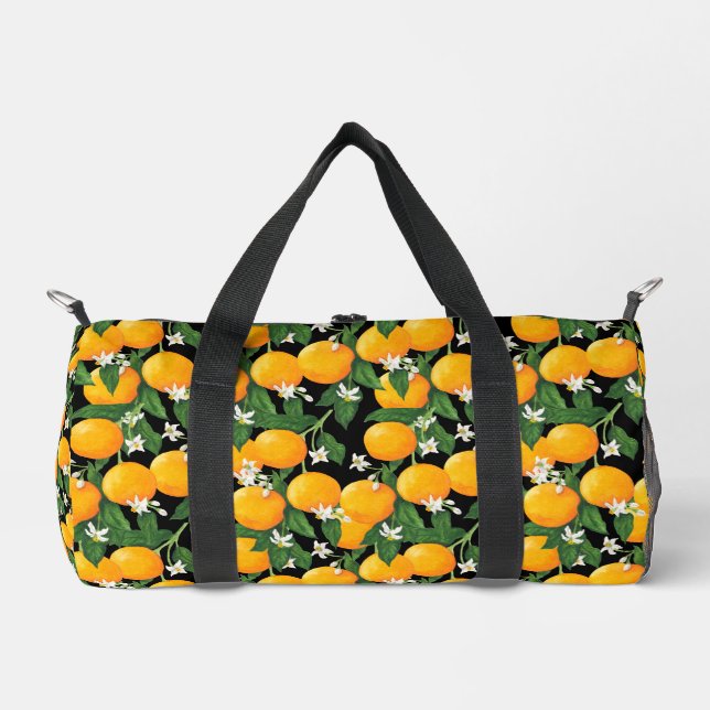 Orangen Duffle Bag (Vorderseite)