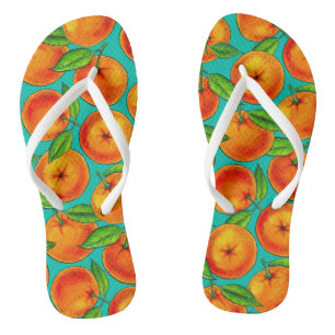 Orangen Flip Flops