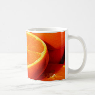 Orangen-Fotografie Kaffeetasse