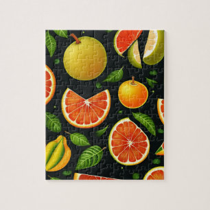 Orangen Früchte Muster