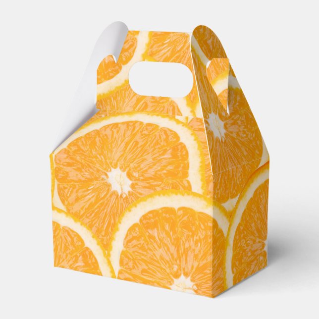 Orangen-Gefälligkeitskästen Geschenkschachtel (Vorderseite)