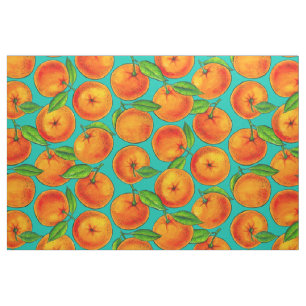 Orangen in blau stoff