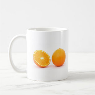 Orangen Kaffeetasse