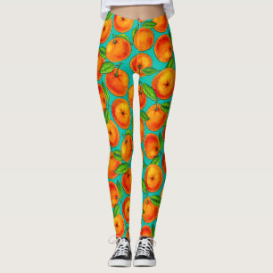 Orangen Leggings