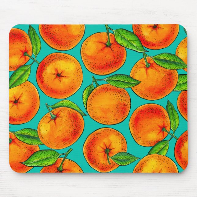 Orangen Mousepad (Vorne)