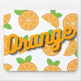 Orangen Mousepad