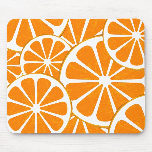Orangen Mousepad (Vorne)
