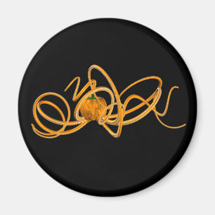 Orangen-Oktopus Magnet