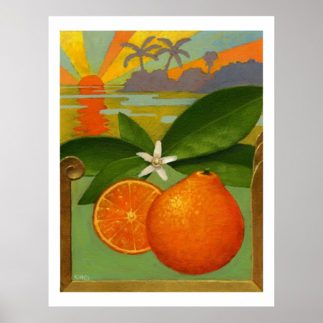 Orangen Poster (Vorne)