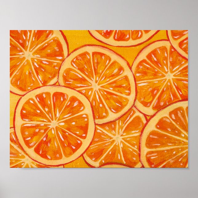 Orangen Poster (Vorne)