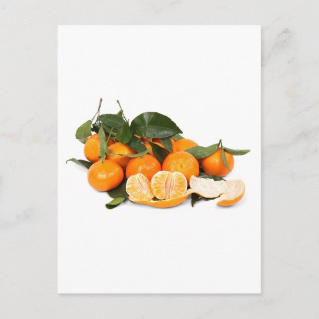 Orangen Postkarte (Vorderseite)