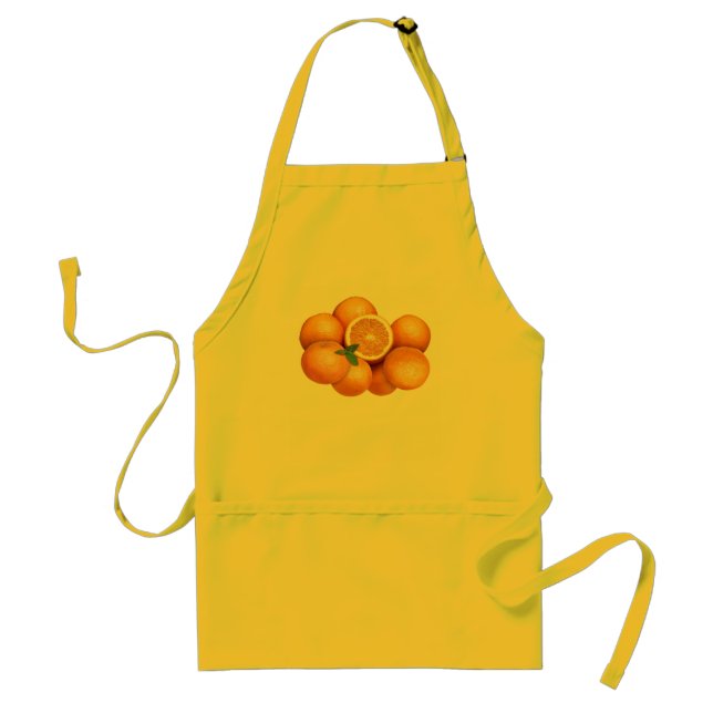 Orangen Schürze (Vorne)