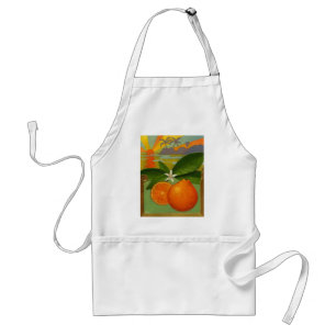 Orangen-Schürze Schürze