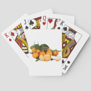 Orangen Spielkarten