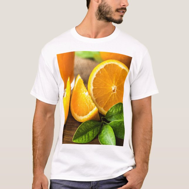 Orangen T-Shirt (Vorderseite)