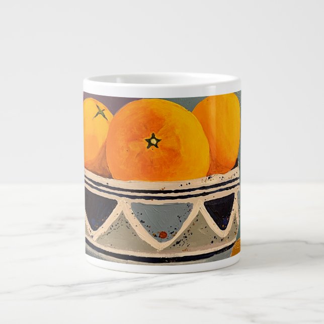 Orangen-Tasse der Sonderversion Jumbo-Tasse (Vorderseite)