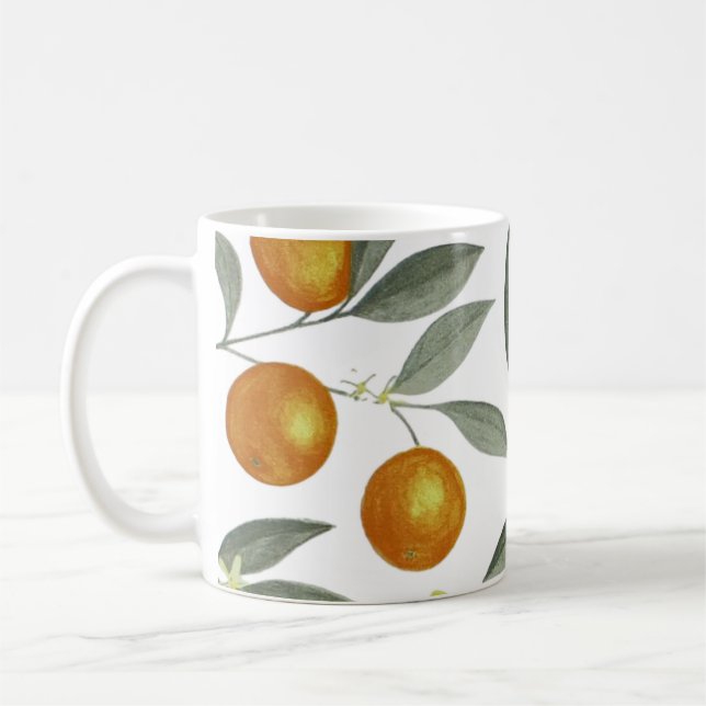 Orangen und Zitronen Kaffeetasse (Links)