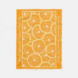 Orangen-Vlies-Decken Fleecedecke