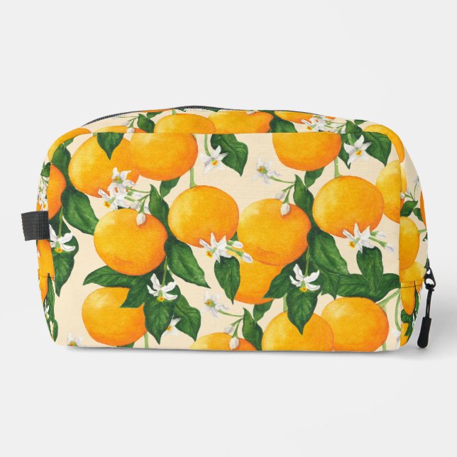 Orangen Waschbeutel (Vorderseite)