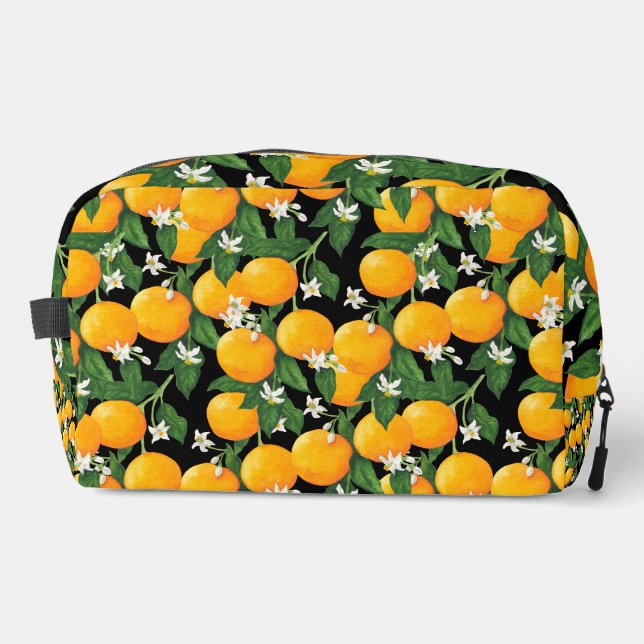 Orangen Waschbeutel (Vorderseite)