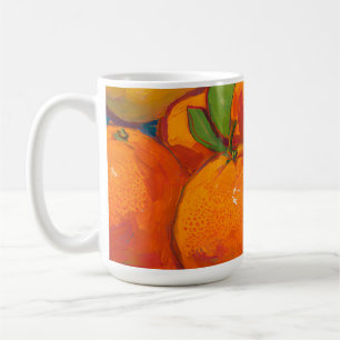 Orangen Zitronen Stilleben Kaffeetasse