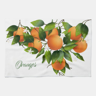 Orangen Zitrusfrüchte Botanisch Geschirrtuch