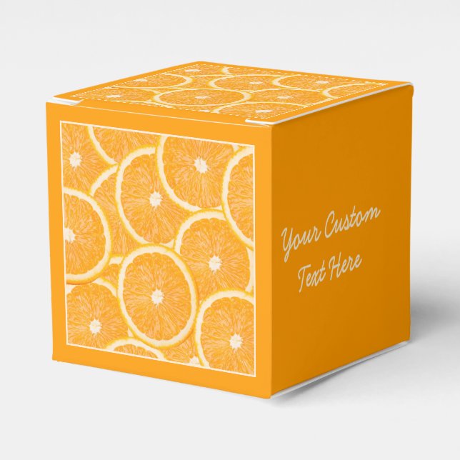 Orangen-Zollfavorisierungsbox Geschenkschachtel (Vorderseite)