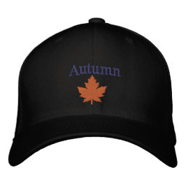 Orangenapfelleaf im Herbst bestickte Hülle Baseballkappe