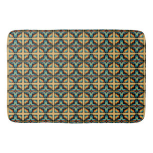 Orangenbeige aus Mosaik Badematte