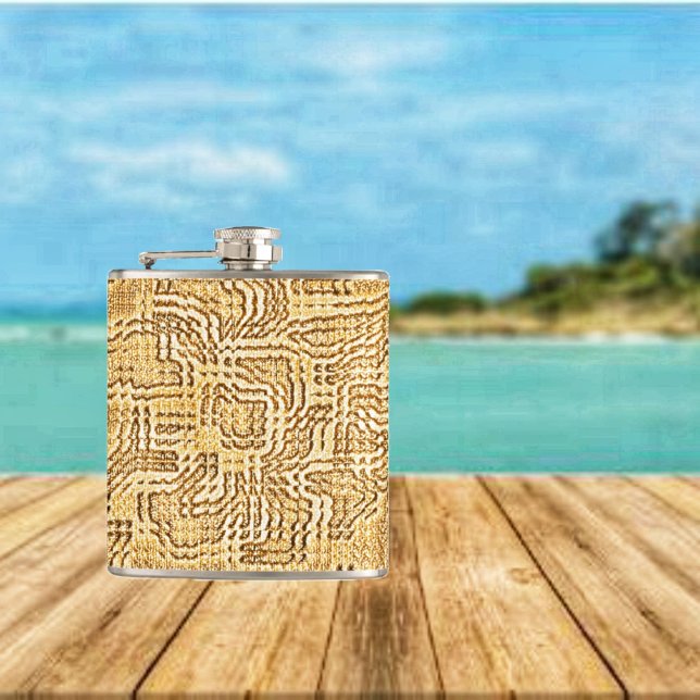 Orangenblüte Flachmann (Enjoy your vacation even more, when you choose this Orange Bloom Flask design!)