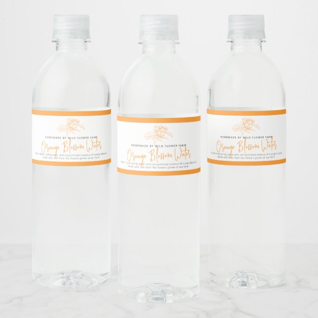 Orangenblüte Wasser zeichnend Orangenprodukt (Flaschen)