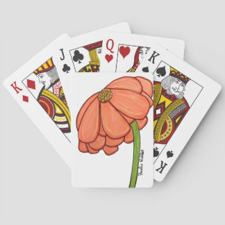 Orangenblüten Notizbuch Spielkarten