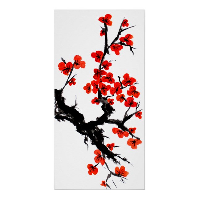 Orangenblüten Poster (Vorderseite)