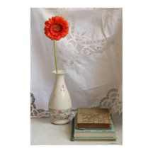 Orangenbücher und alte Bücher