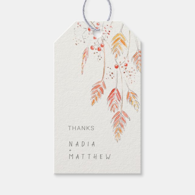 Orangencreme Geschenkanhänger (Vorderseite)