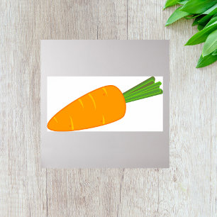 Orangene Karotte Gemüse Poster