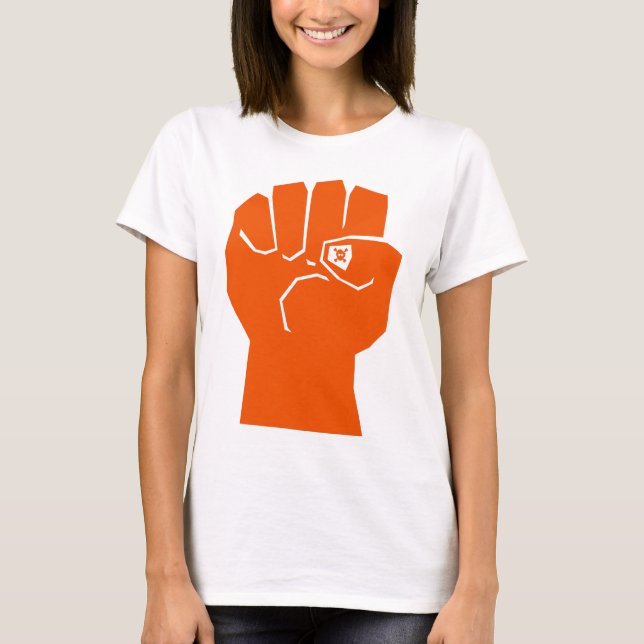 Orangene Kraft T-Shirt (Vorderseite)