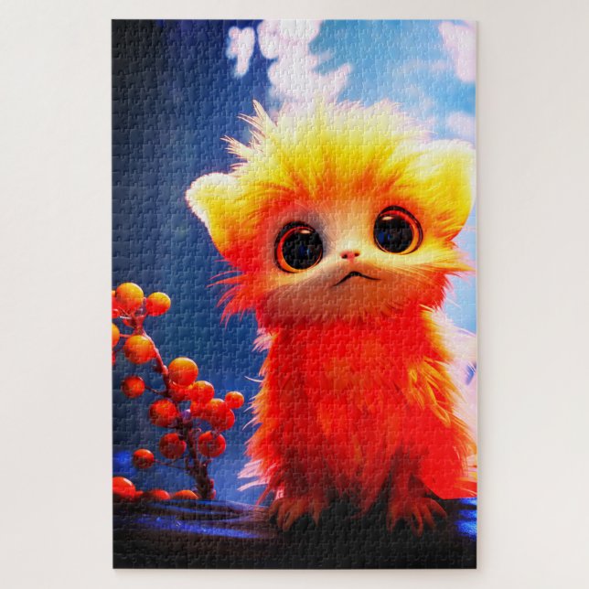 Orangene Kreatur (Vertikal)