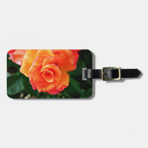 Orangene Rose Gepäckanhänger