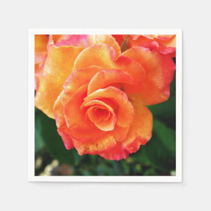 Orangene Rose Serviette