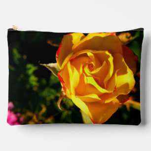Orangene Rose Zubehörtasche