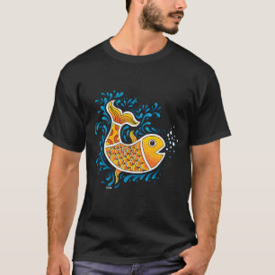 Orangener Fisch T-Shirt