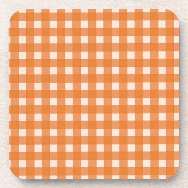 Orangenfarben Untersetzer (Vorderseite)