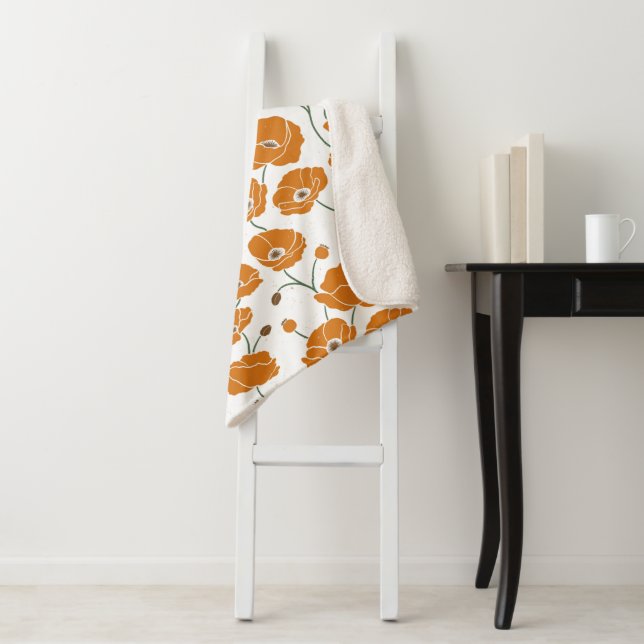 Orangenfeld Sherpadecke (Beispiel)