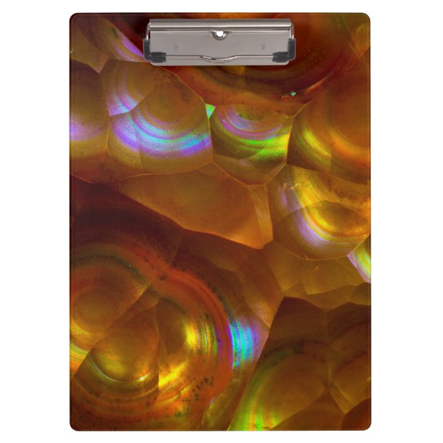 Orangenfeueropal Klemmbrett (Vorderseite)