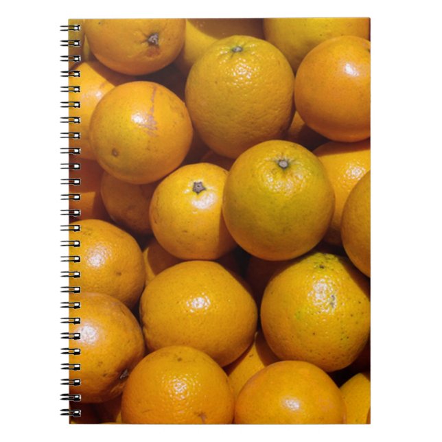 Orangenfrucht Florida Markt Orange Notizblock (Vorderseite)